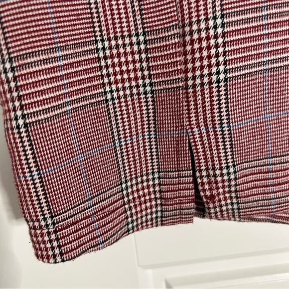 JOHN GALT (BRANDY MELVILLE) CARA SKIRT PINK PLAID ONE SIZE ZIP CLOSURE IN BACK - Picture 12 of 14